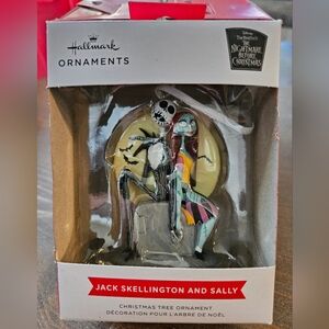 Hallmark Nightmare Before Christmas Jack Skellington and Sally Ornament